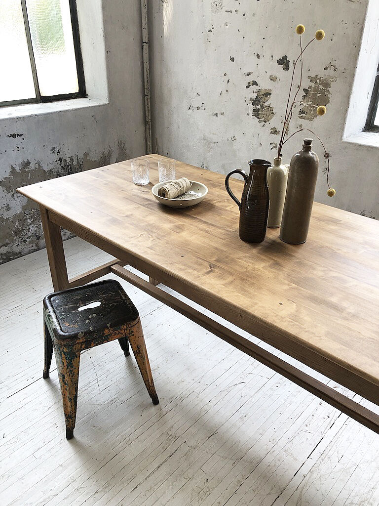 2m pine farm table