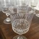 Lot de 6 verres à pied en cristal