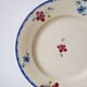 Lot of 5 digoin sarreguemines flat plates model "mary-lou" 1940