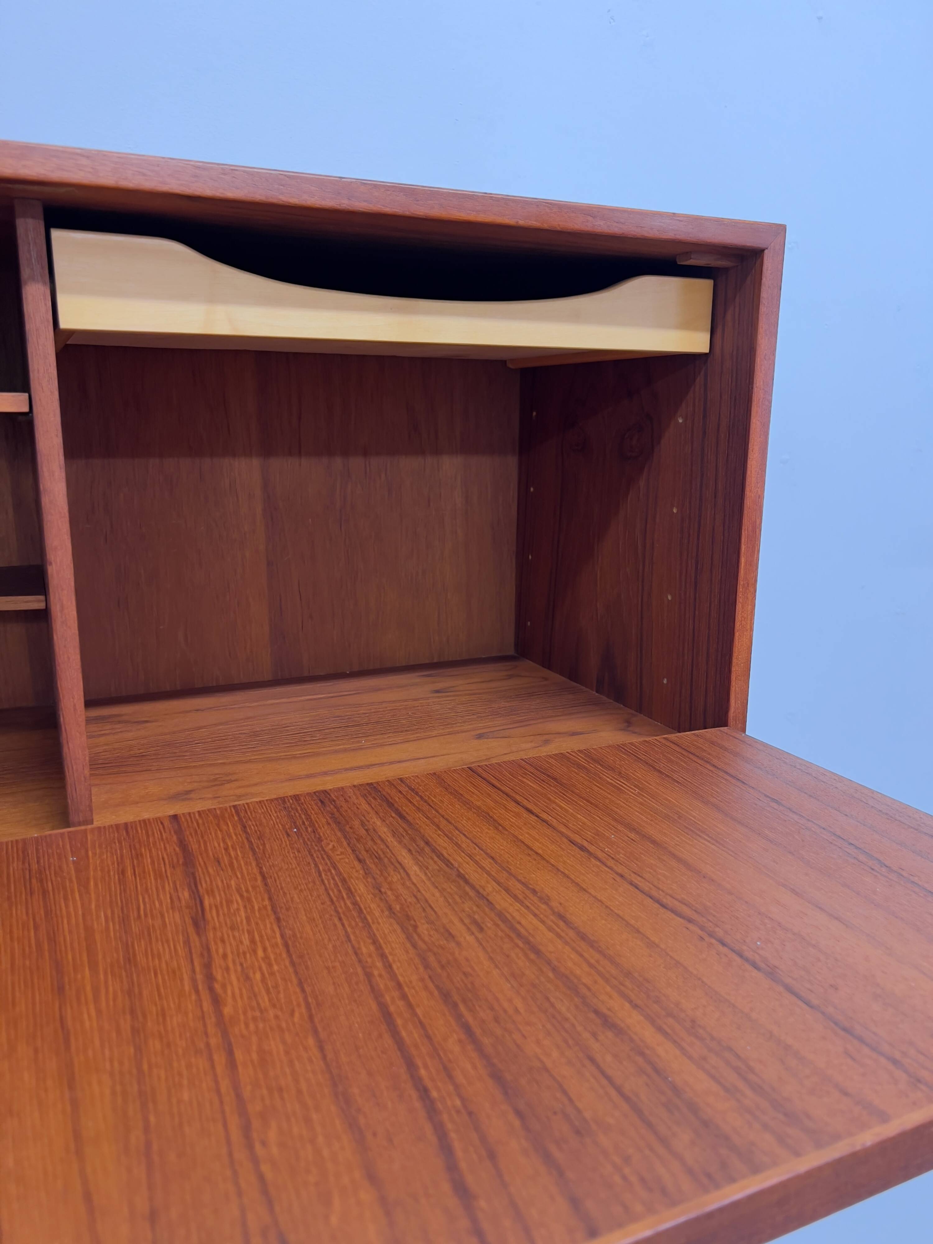 Teak Bar Cabinet By Kai Kristiansen For Feldballes, 1960s