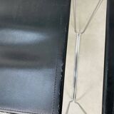 4 chairs Spaghetti Giandomenico Belotti black leather for Alias