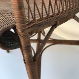 Rattan bench