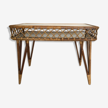 Rattan desk