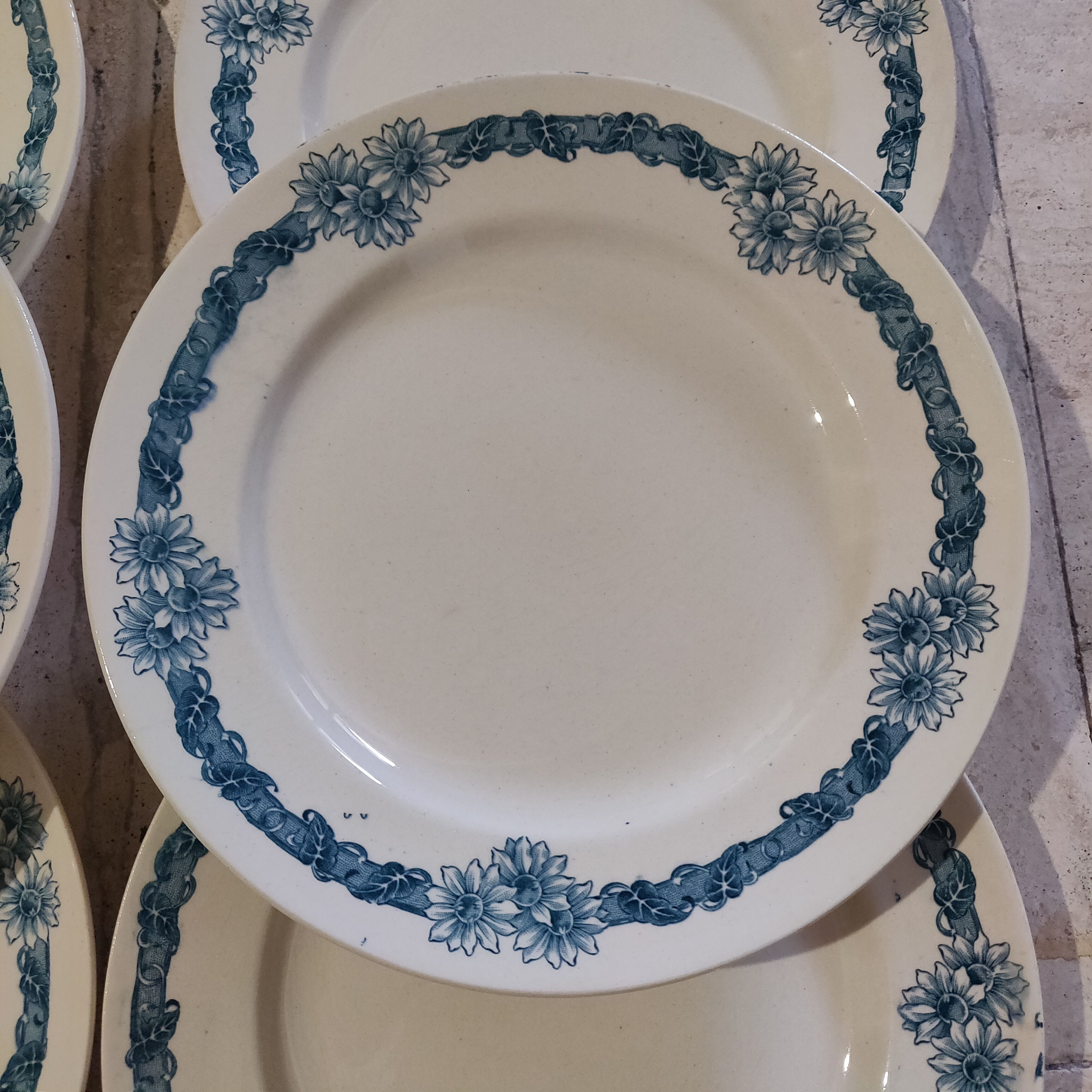 Longchamp Flat Plates "Denise" in Iron Land