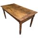 Table de ferme Louis Philippe en noyer 19’s