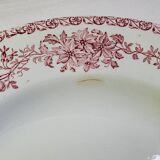 Lot de 6 assiettes à soupe de St amand modèle Champagne, terre de fer