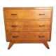 Compass foot chest of drawers
