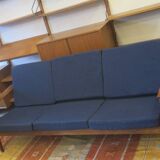 Arne Vodder for France and Sohn FD 164 3-seater teak sofa, Denmark 1960s