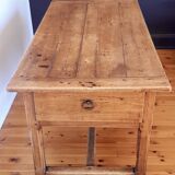 Table de ferme ancienne en bois de hêtre XIXème
