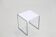Vintage Danish design side table in chrome and perspex