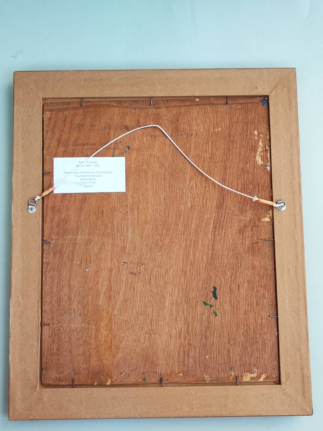 Oil painting - by Arturo Finazzer