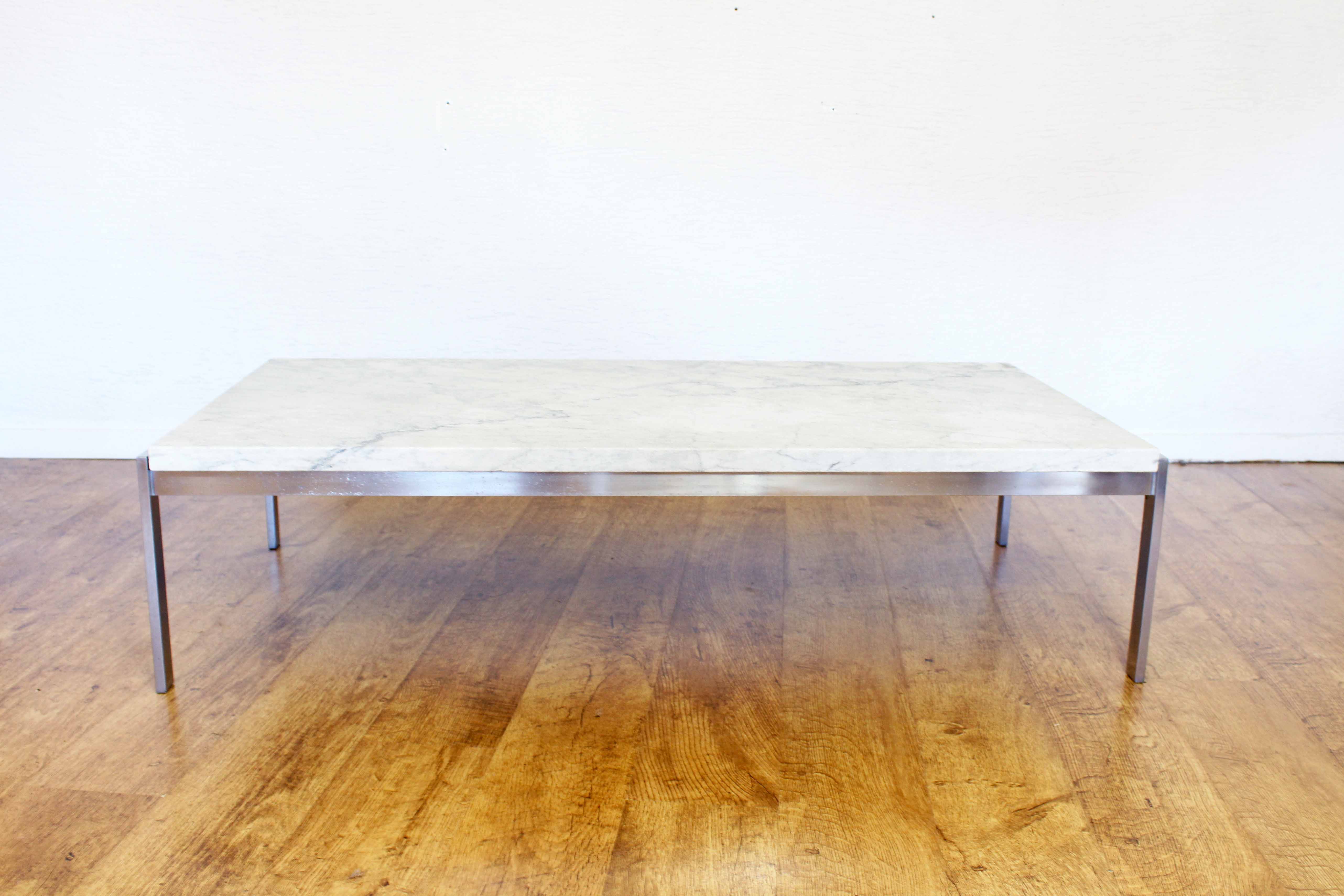 PK61A coffee table by Poul Kjærholm for E. Kold Christensen, Denmark
