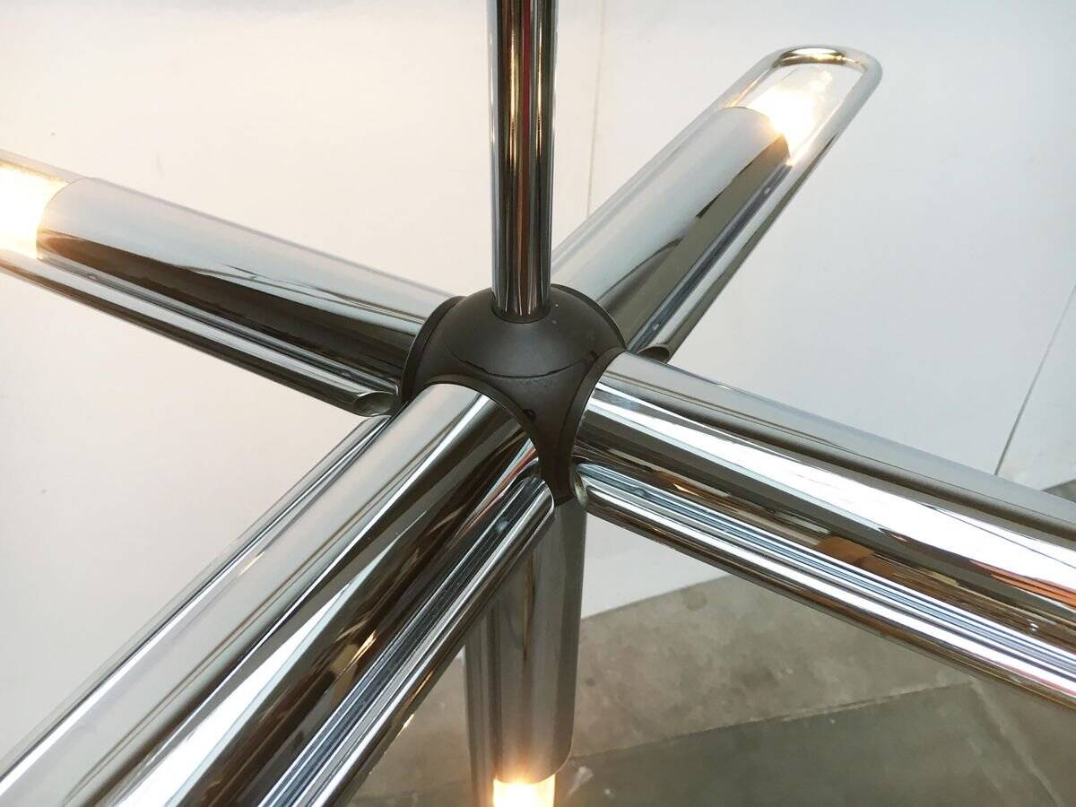 German chandelier Space Age by Kinkeldey