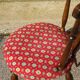 Chaises vintage, pieds compas, les 2