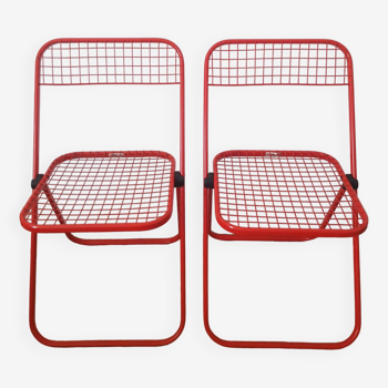 Set of 2 tallin folding chairs