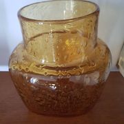 Vase en verre vintage
