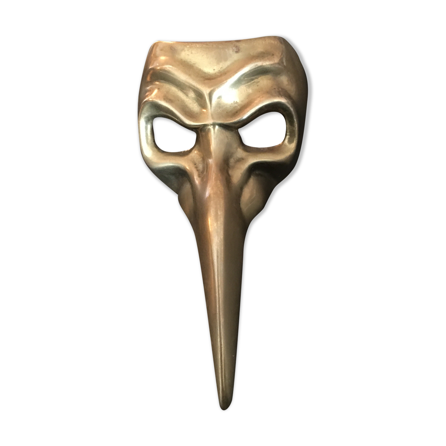 Press paper mask Venetian brass