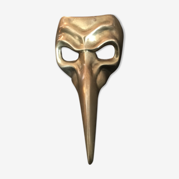 Press paper mask Venetian brass