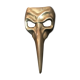 Press paper mask Venetian brass