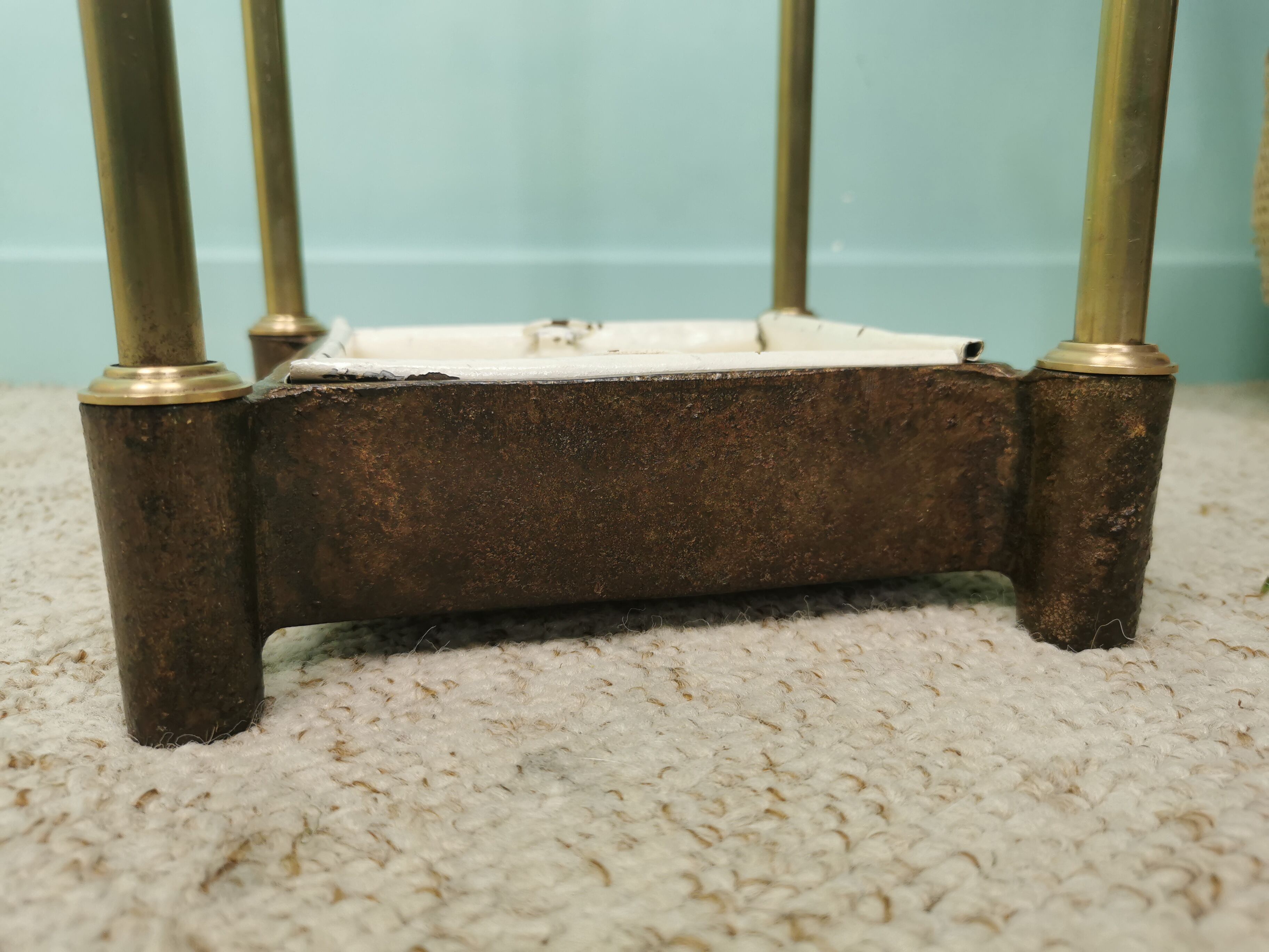 Brass umbrella holder