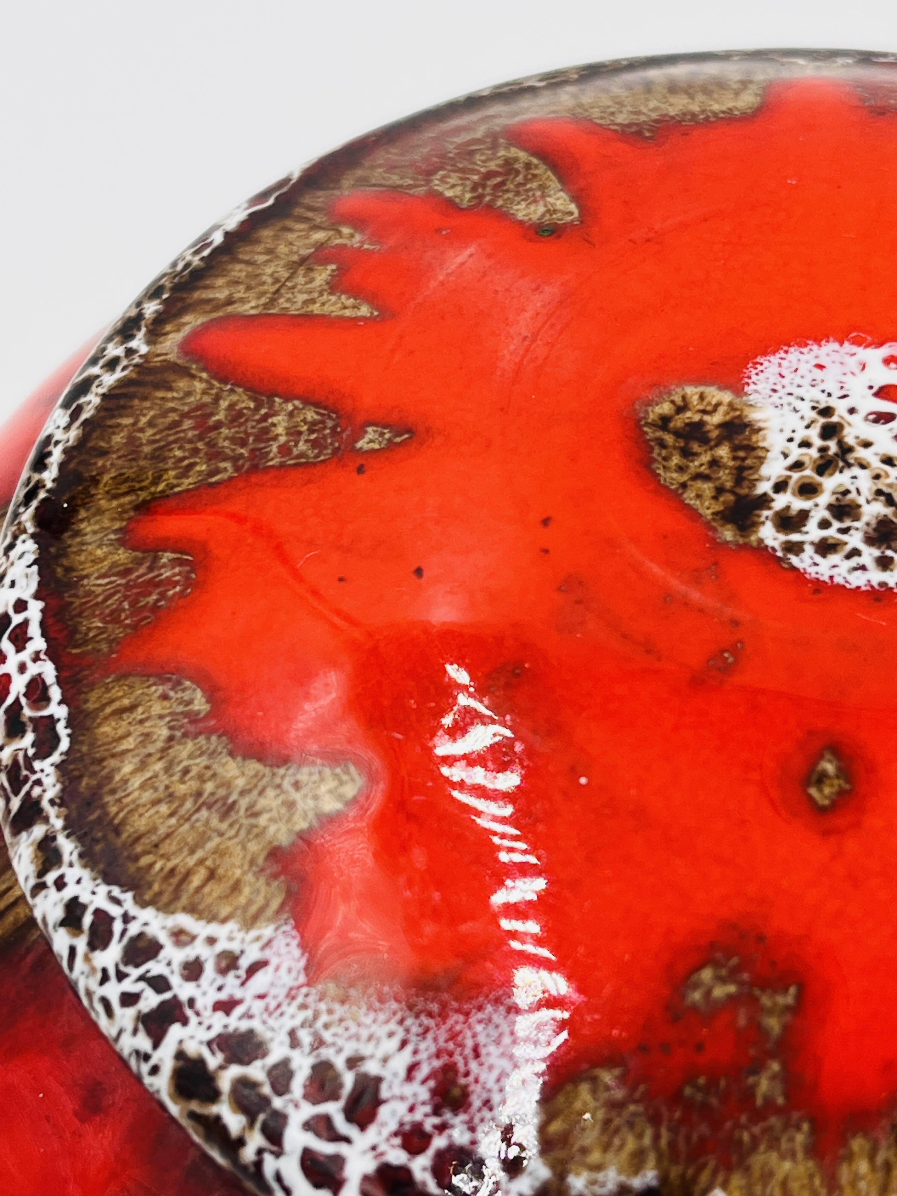 Vallauris red candy dish