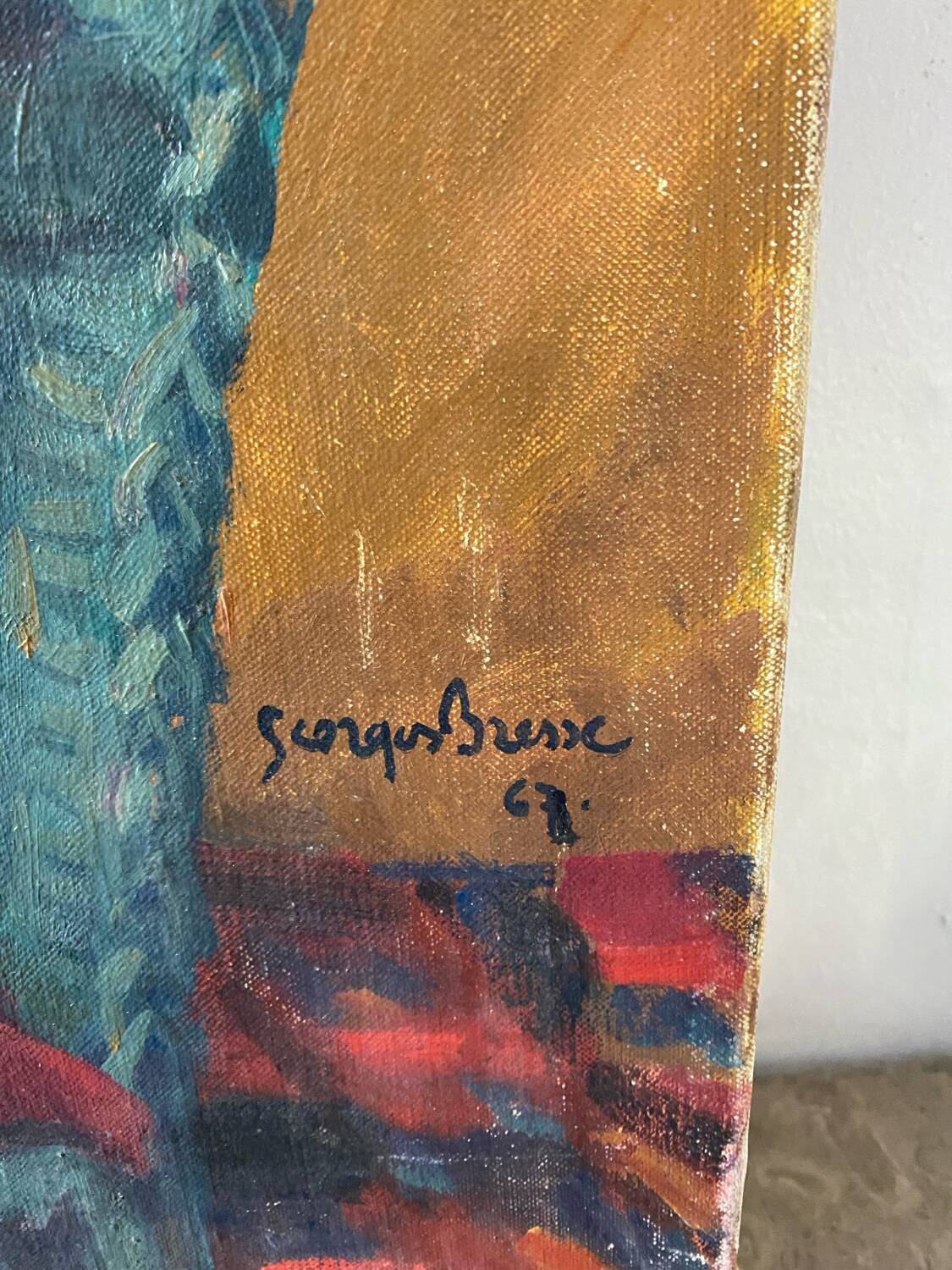 Portrait of a woman signed from 1967