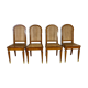 Four chairs canned art nouveau period 1900