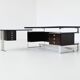 Bureau d'angle de direction Abbondinterni en acajou, Italie, 1970