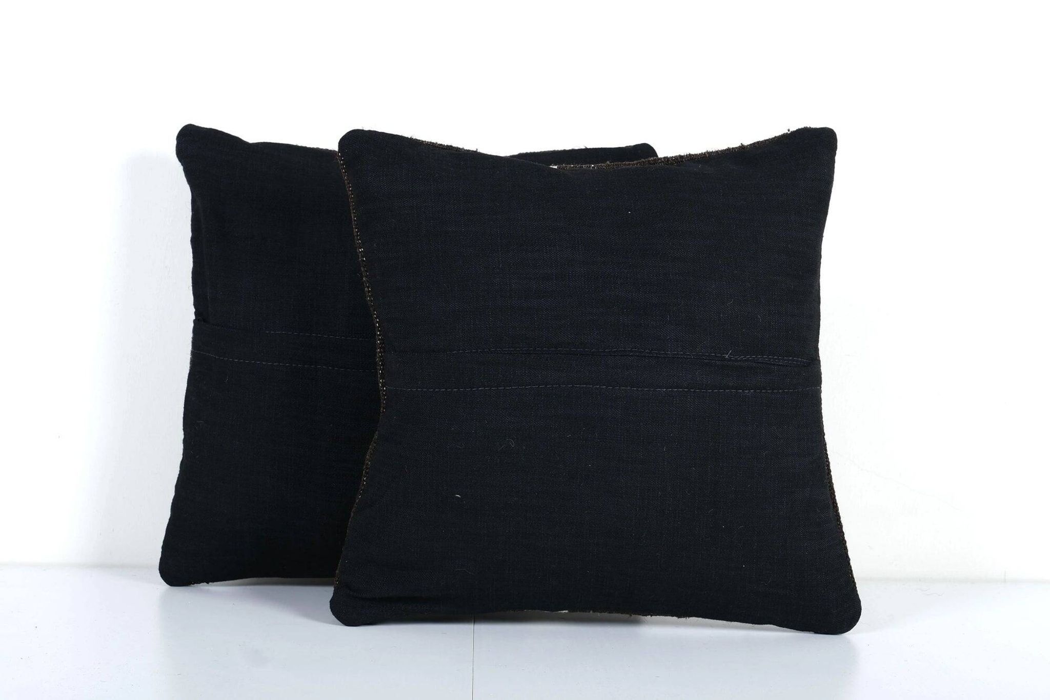 Set of 2 vintage kilim cushion covers 38x38 cm