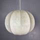 Midcentury space age cocoon hanging pendant ceiling lamp, 1960s