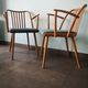 Pair of Scandinavian style armchairs, Antonin Suman, for TON, Czech Meal, 70s
