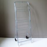 Vintage aluminium floor library