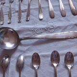 Ménagère , Rex en métal argenté , 24 pièces