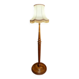 Cherry wood floor lamp from the 20th century.