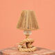 Audoux & Minet - Lampe de table en corde vers 1950