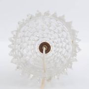 Paire de lampes de table en verre Murano Italie 1950