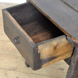 Spanish oak side table, 18th century