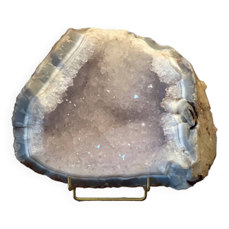 Celestite Geode and Agathe Madagascar 5.2 kg 50s