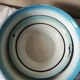 Set of 3 enameled sheet metal dishes