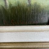 Painting M.Guilmineau Painter vendée two Sèvres Green Venice, Coulon....