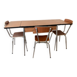 Table en formica and 3 chairs