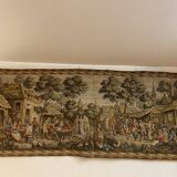 Tapestry of the Gobelins, village festival scene, perfect condition.