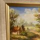 Small framed landscape painting