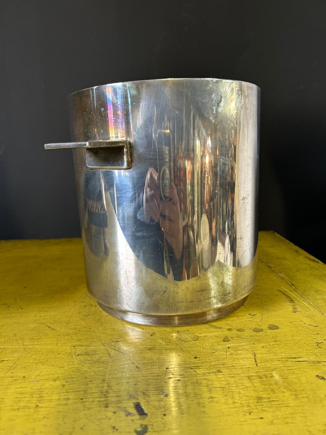 Christofle silver-plated champagne bucket, Windsor model by Lino