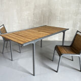 Table et ses 2 chaises, France 1970