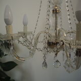 6-light chandelier with tassels
