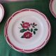 Set of 6 ceramic plates from Sarreguemines