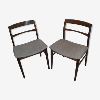 Paire de chaises scandinaves Henning Kjaernulf