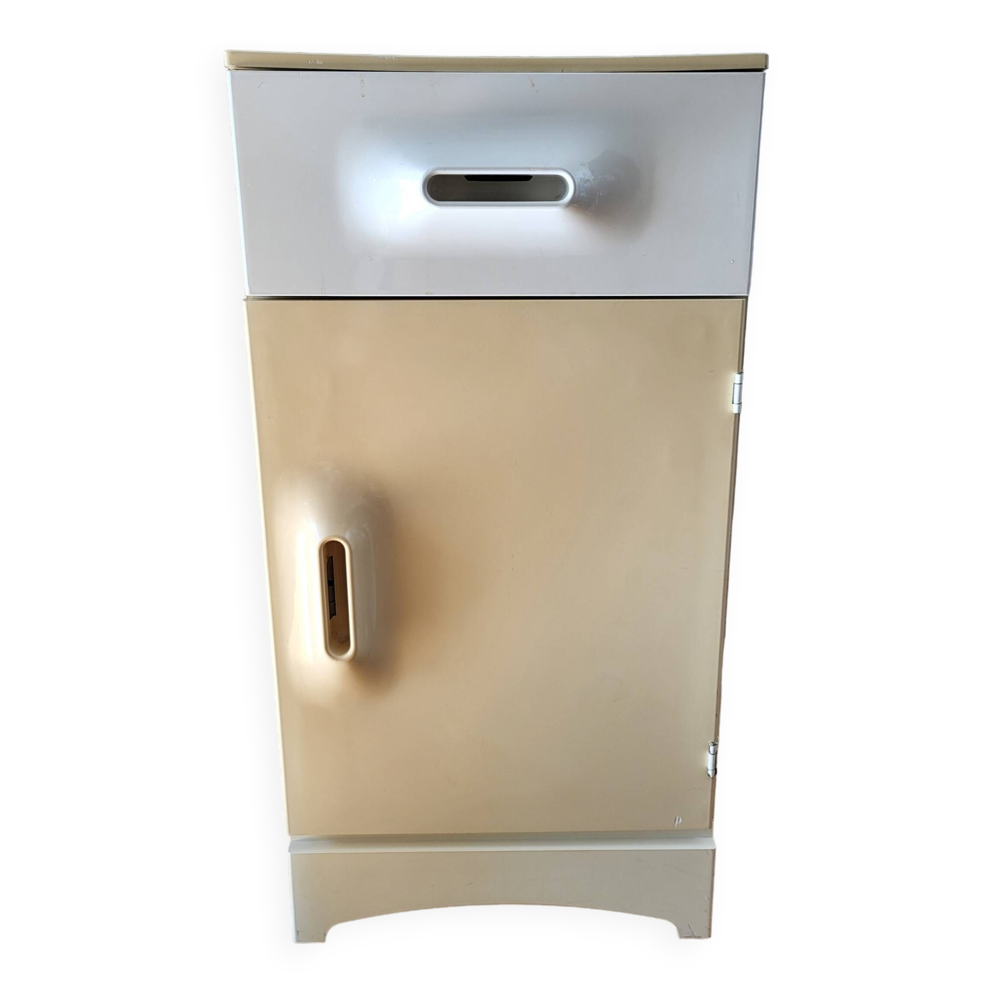 Flair plastic bedside table 1960s Vintage