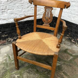 Cherry armchair directoire